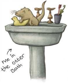 otter bath